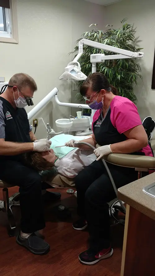 Dental treatment room at Lakehurst Dental in Lakehurst, New Jersey
